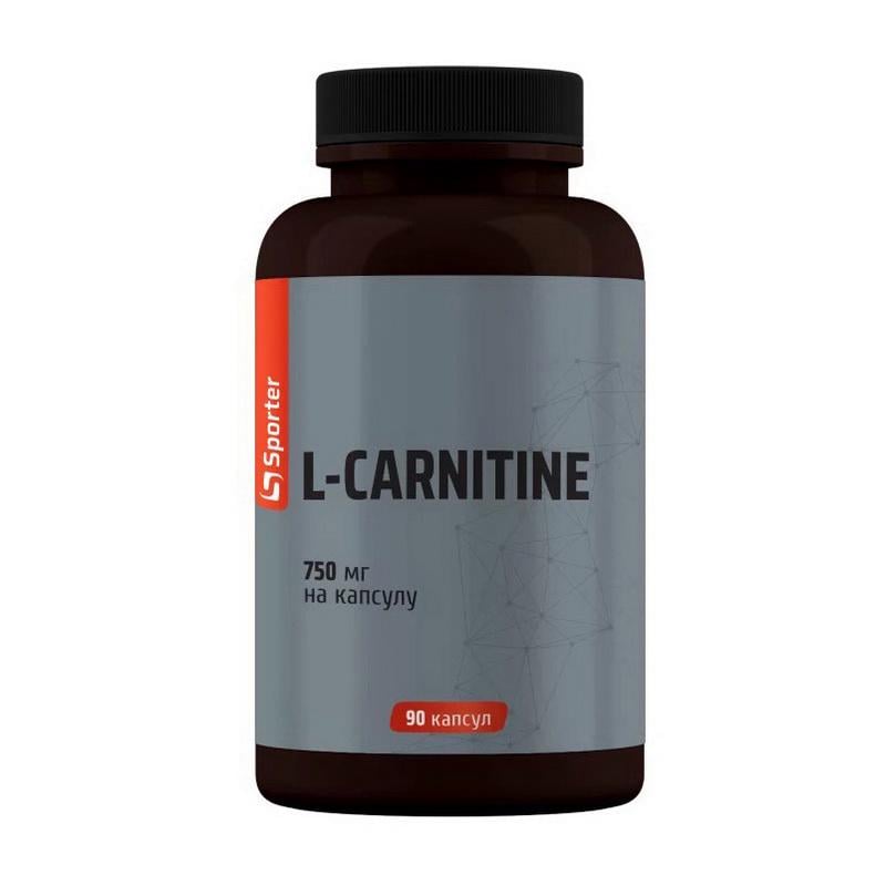 Жиросжиг L-карнитин Sporter L-Carnitine 750 mg 90 капс.