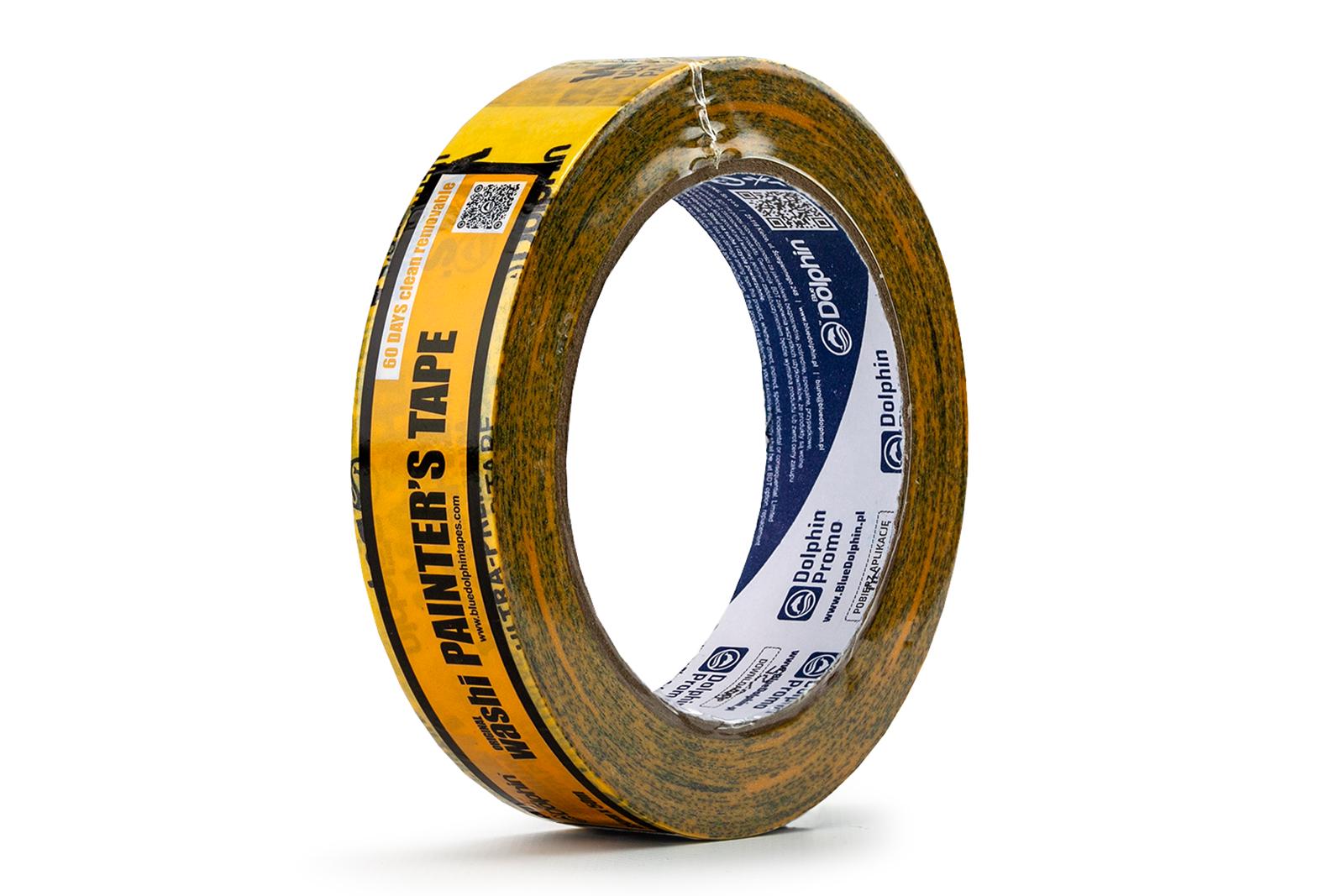 Лента-скотч малярная Blue Dolphin Washi XF7 рисовая бумага 25 мм 50 м 5 шт. (300-1-01_5) - фото 3 Лента-скотч малярная Blue Dolphin Washi XF7 рисовая бумага 25 мм 50 м 5 шт. (300-1-01_5) - фото 3