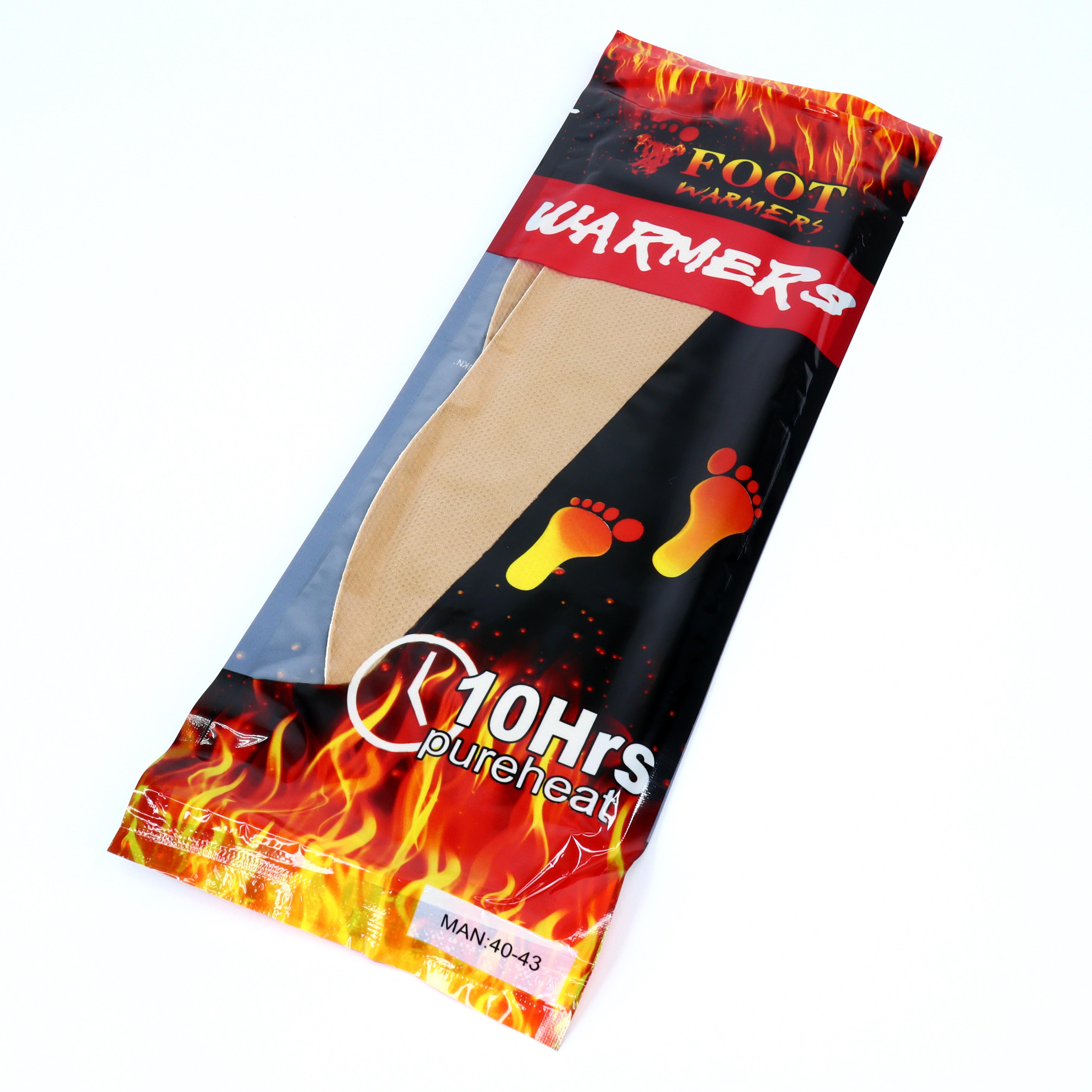 Термостельки самонагревающиеся химические одноразовые для ног FOOT Warmers (021522)