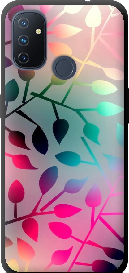 Чехол на OnePlus Nord N100 Листья (2235b-2130-42517)