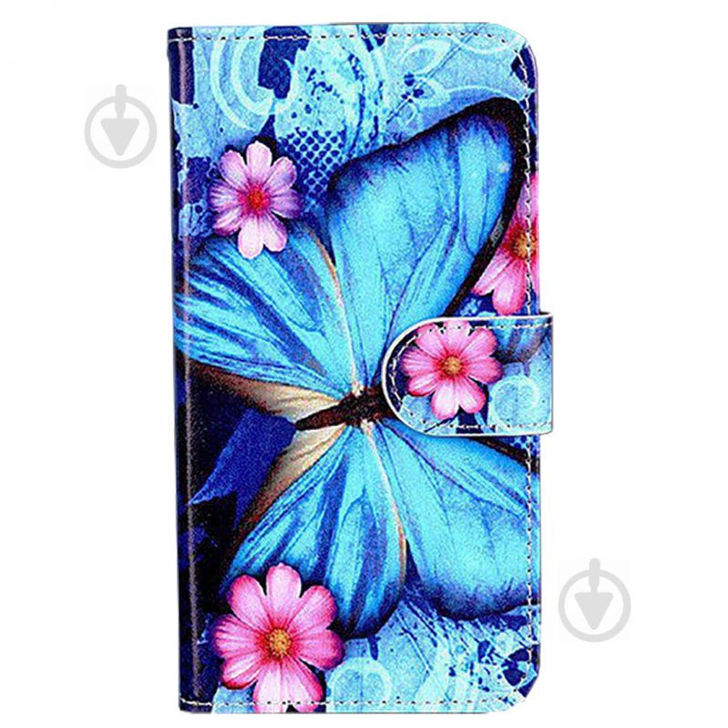 Чехол-книжка с рисунком Color Book для LG X Cam K580 Бабочка