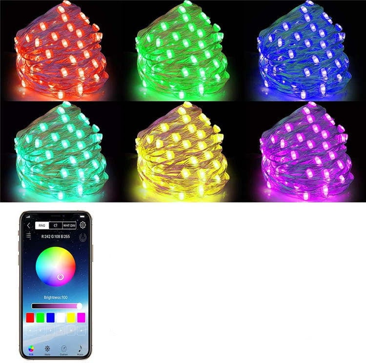 Гирлянда светодиодная Encora Xmas Lights умная 200 LED 20 м (2768814005040006) - фото 4