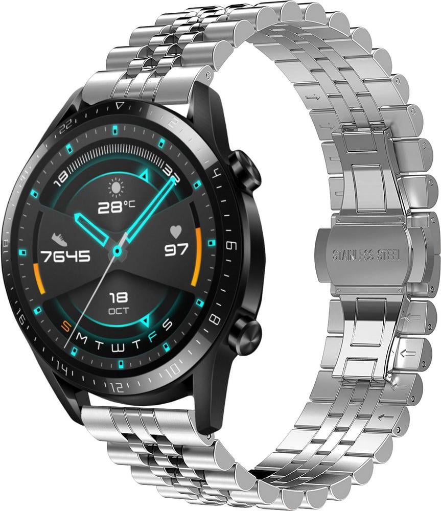 Браслет металлический Stech для Huawei Watch GT Silver (25251-59)