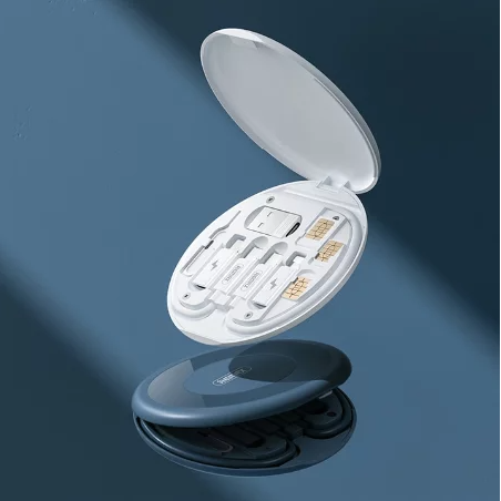 Набір перехідників для підзарядки телефонів 5в1 Білий (X00011-2) - фото 3 Набір перехідників для підзарядки телефонів 5в1 Білий (X00011-2) - фото 3