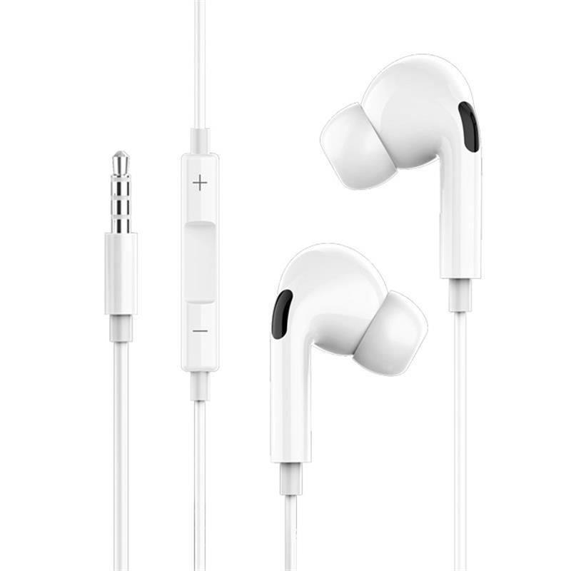 Гарнитура проводная SkyDolphin SR18 3,5 мм с микрофоном на проводе White (HF-000461)