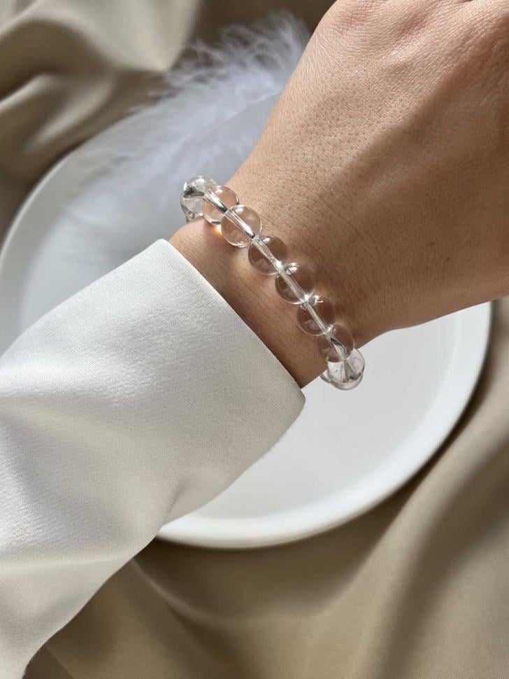 Браслет із гірського кришталю (4841)