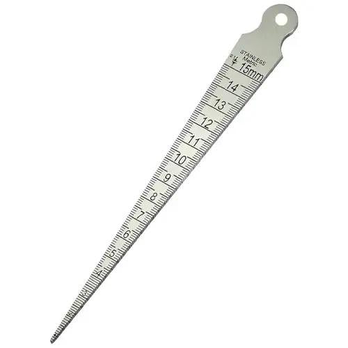 Линейка конусная для зазоров 1-15 мм с точностью до 0,05 мм (22562446)