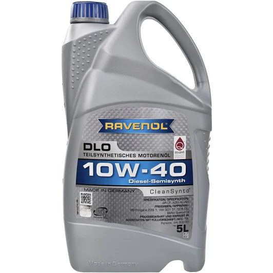 Моторное масло RAVENOL DLO 10W-40 5 л (1112111005)