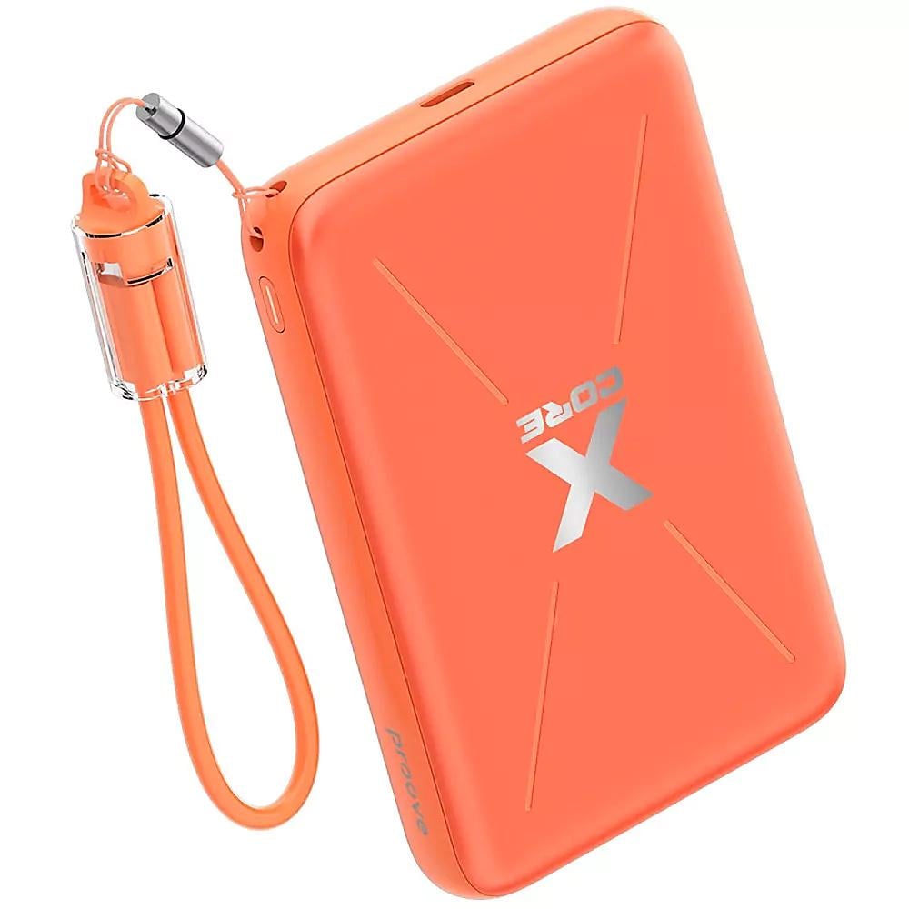Павербанк с беспроводной зарядкой Proove X-Core 22,5W 10000 mAh PD/QC кабель Type-C/Type-C Оранжевый (PNXC22010018)