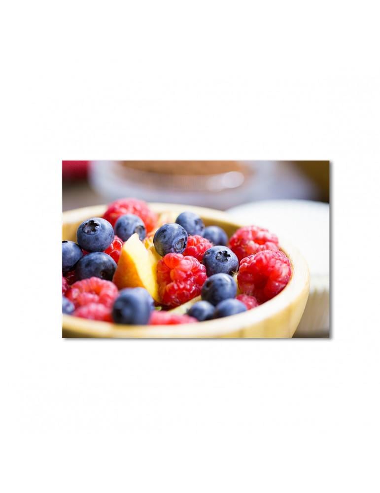 Картина модульная Тарелка с ягодами 1 модуль 30х45 см