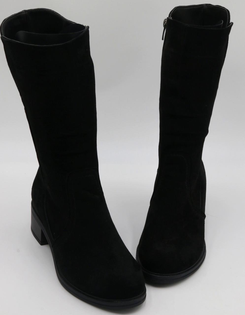 Сапоги женские замшевые зимние Starmani р. 40 Черный (3021з) - фото 5 Сапоги женские замшевые зимние Starmani р. 40 Черный (3021з) - фото 5