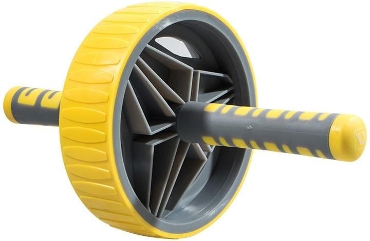 Ролик для пресса LiveUp EXERCISE WHEEL Желто-серый (LS3371)