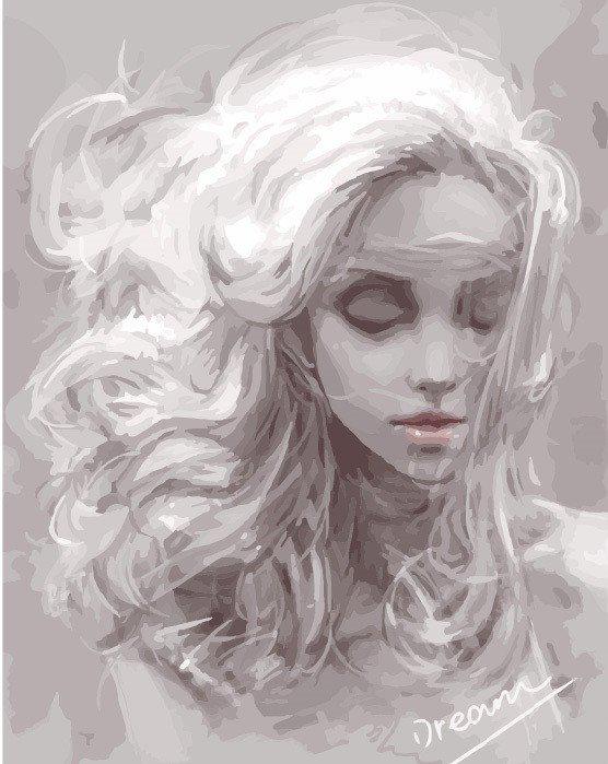 Картина по номерам Brushme Девушка из снов (G114)