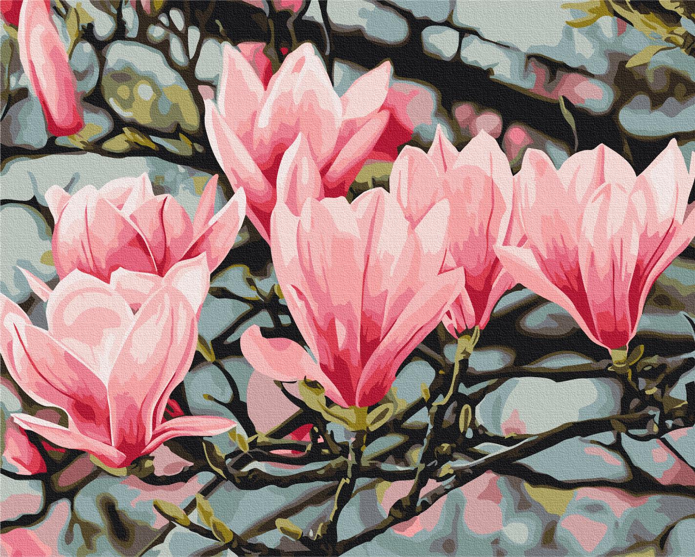 Картина за номерами Brushme Колір магнолії 40x50 см (BS54135)