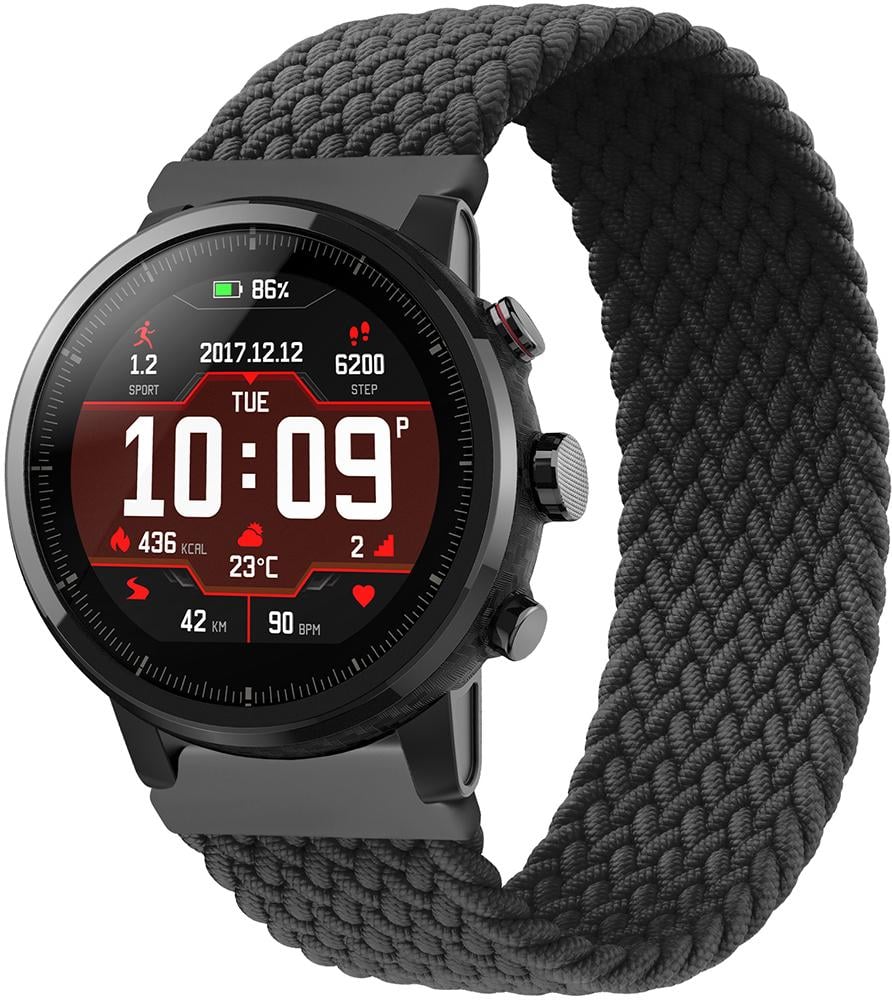 Ремінець Solo Loop для Amazfit Stratos (155 мм) Black (22256-2B)