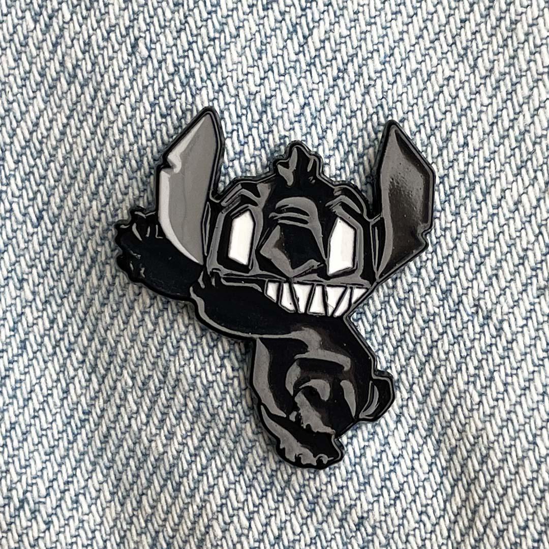 Значок-пин Lilo and Stitch Stitch Black (00000002725)