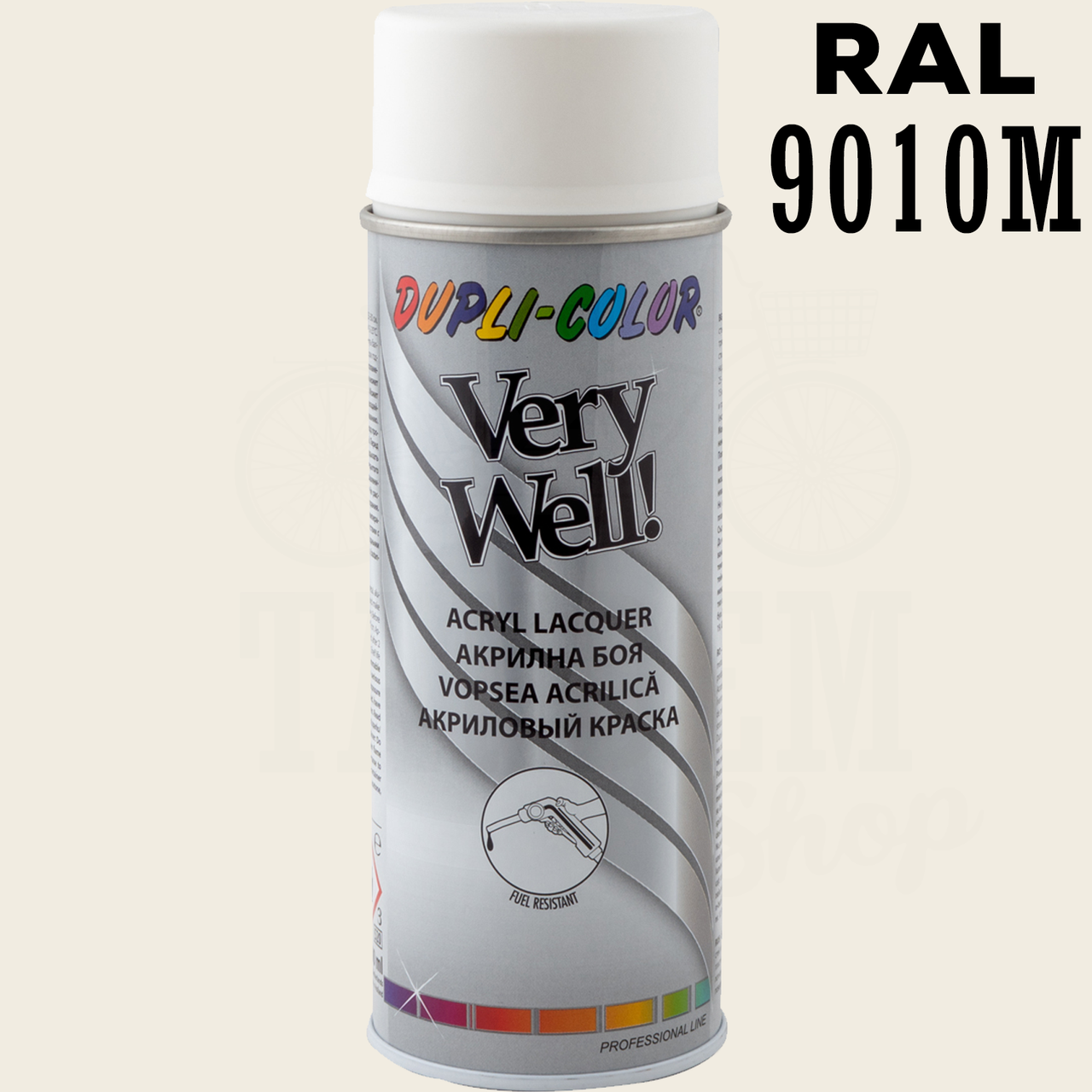 Аерозольна фарба емаль універсальна акрилова Dupli Color Very Well 400 мл Білий матовий (RAL 9010) - фото 3 Аерозольна фарба емаль універсальна акрилова Dupli Color Very Well 400 мл Білий матовий (RAL 9010) - фото 3