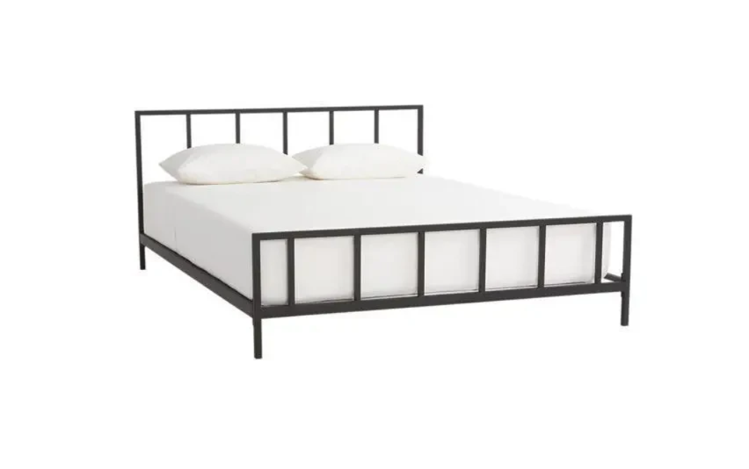 Кровать двухспальная Loft NS-798 металлическая минималистичная с высокой спинкой (3075773193)