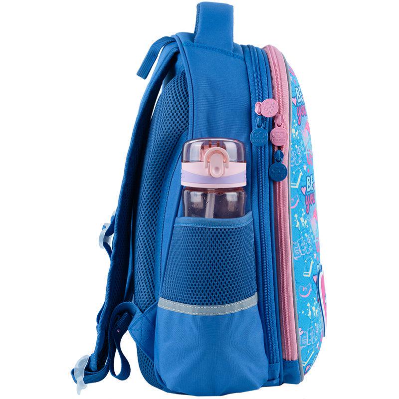 Рюкзак полукаркасный GoPack Education Be You 38x28x13 см 15 л Голубой (GO24-165M-4) - фото 9