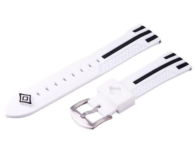Силиконовый ремешок Primo Dart для часов Garmin Vivoactive 4 White/Black (1274851855)