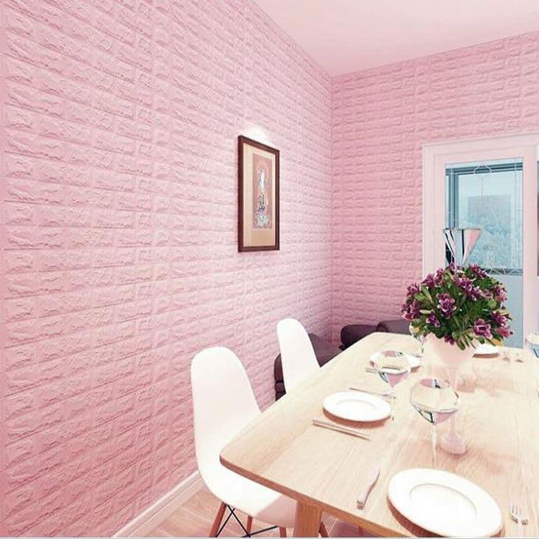 3D-панель декоративная самоклеящаяся под кирпич розовый 700x770x3 мм (BN3-020) - фото 5 3D-панель декоративная самоклеящаяся под кирпич розовый 700x770x3 мм (BN3-020) - фото 5