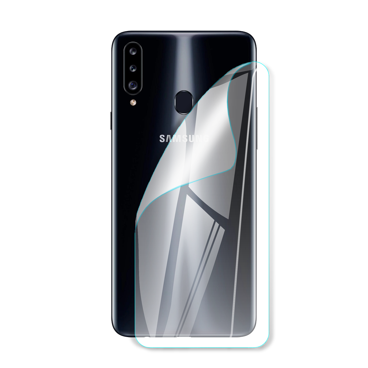 Защитная полиуретанова глянцевая пленка Medium Armor на корпус смартфона Samsung Galaxy A20s (PF-M02CSG-001-018)