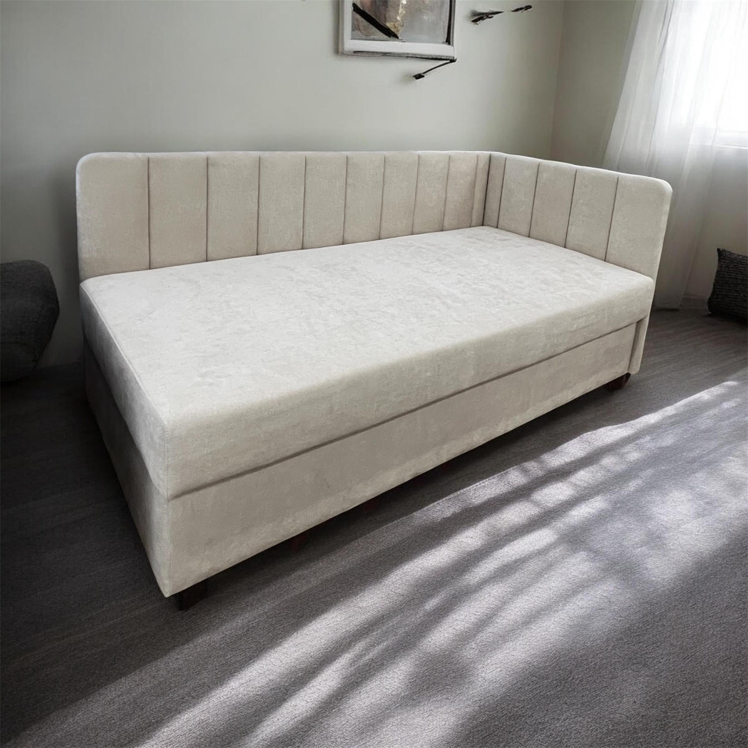Кровать детская односпальная Native Sofa Бали с подъемным механизмом и нишей для вещей 90х190 см Бежевый