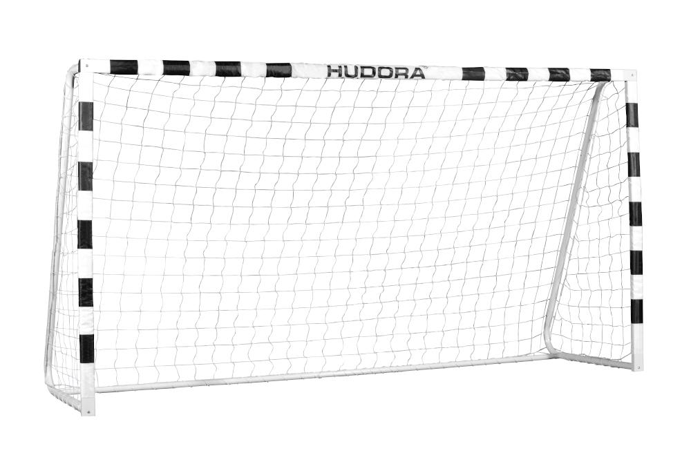 Ворота футбольные Hudora Stadion 300х200 см Черно-белый (383162)