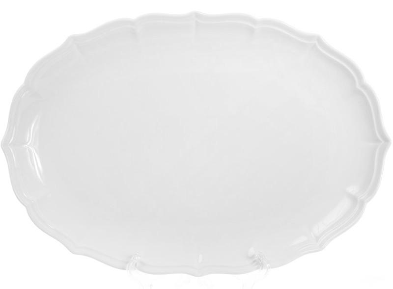 Блюдо фарфоровое White Prince-2 овальное 39,6х27,2 см фарфор Белый (BD-558-515)