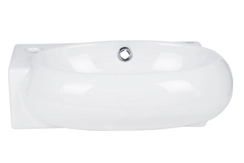 Раковина Qtap Leo без донного клапана (QT11115011LWN) - фото 5