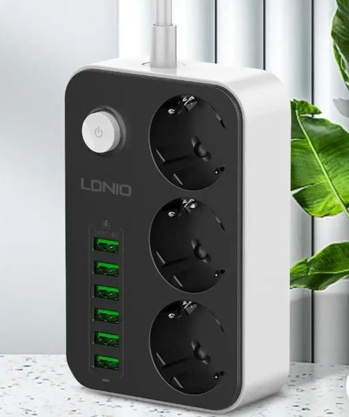 Подовжувач LDNIO SE3631 USB 2 м (SE3631 ) - фото 7 Подовжувач LDNIO SE3631 USB 2 м (SE3631 ) - фото 7