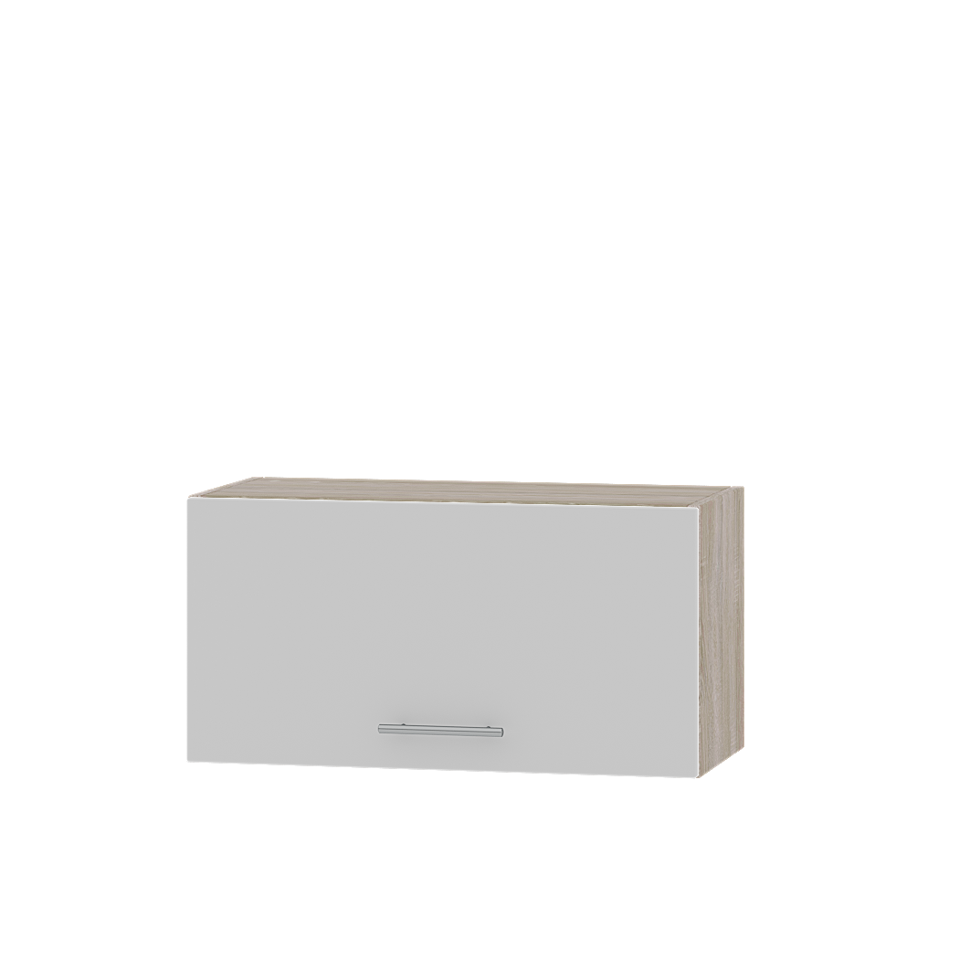 Шкаф верхний Эверест Оптима модуль Верх В09-700 70х30х36 см Нимфея Альба/Дуб Сонома (07727)