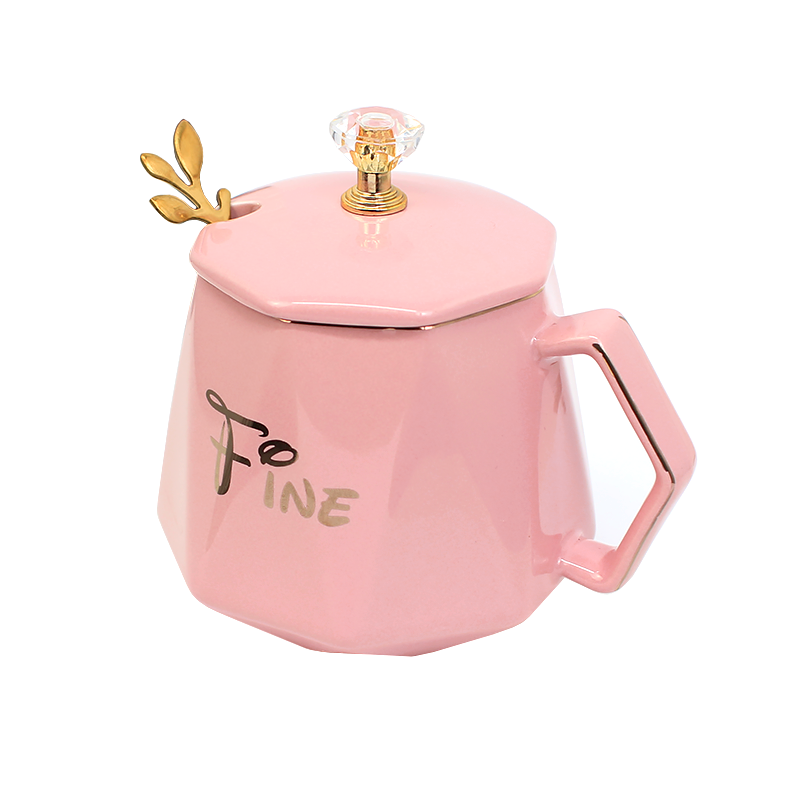 Набір чайний сувенірний Lesko A30 з ложкою Рожевий