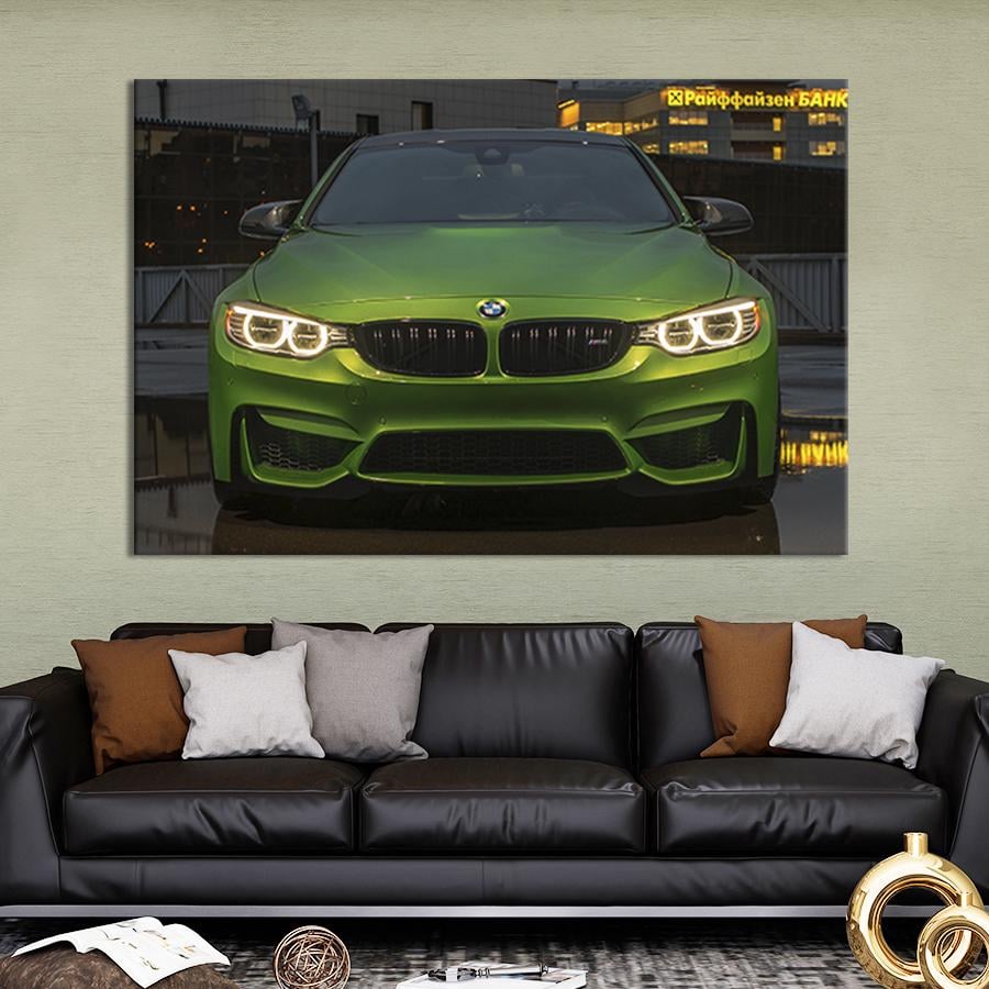 Настенный декор картина на холсте для интерьера BMW Gran Turismo 51x34 см (111-1)