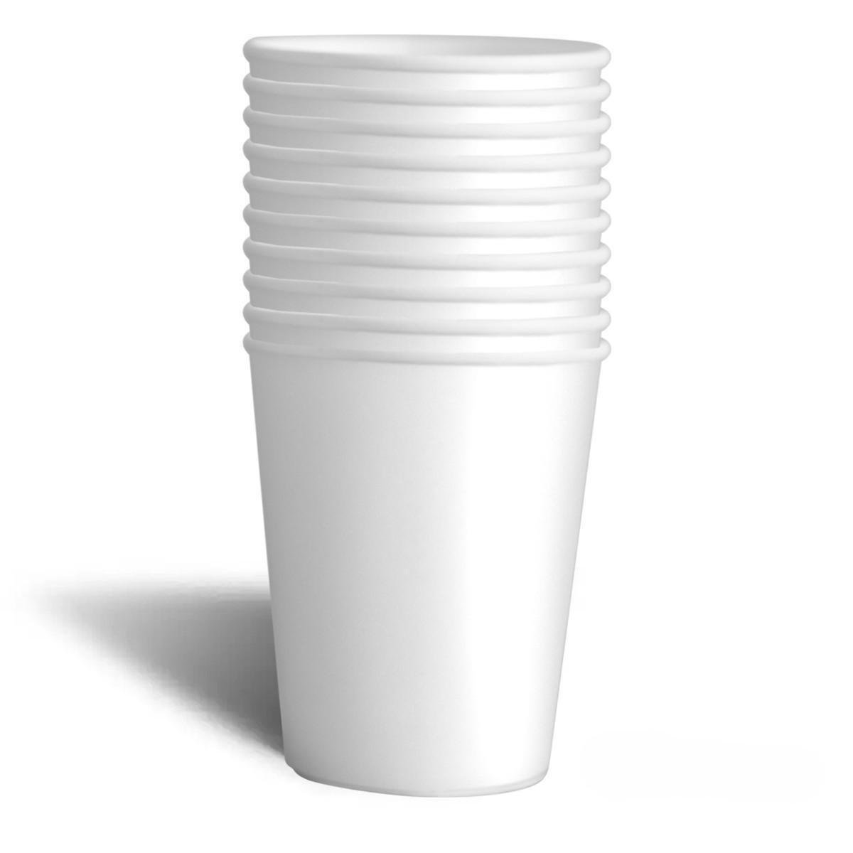 Стакан бумажный Система 98 340 мл d80 мм 50 шт. Белый (0002) - фото 1 Стакан бумажный Система 98 340 мл d80 мм 50 шт. Белый (0002) - фото 1