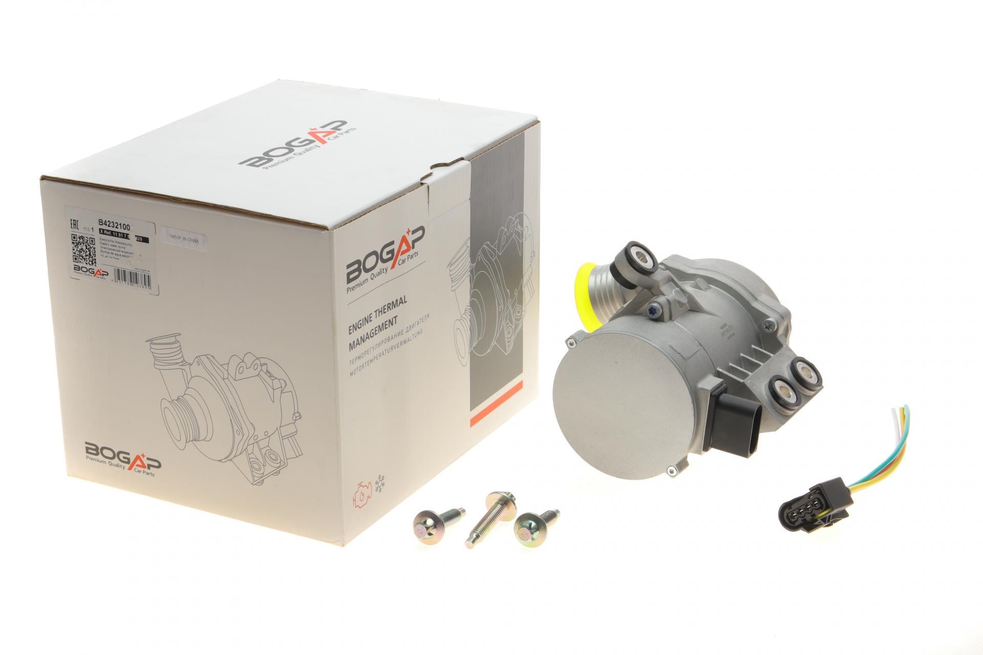 Водяная помпа BOGAP BMW 3 E90/5 E60/7 E65-E67/X3 E83/X5 E70 04- N52/N53 (B4232100) Водяная помпа BOGAP BMW 3 E90/5 E60/7 E65-E67/X3 E83/X5 E70 04- N52/N53 (B4232100)