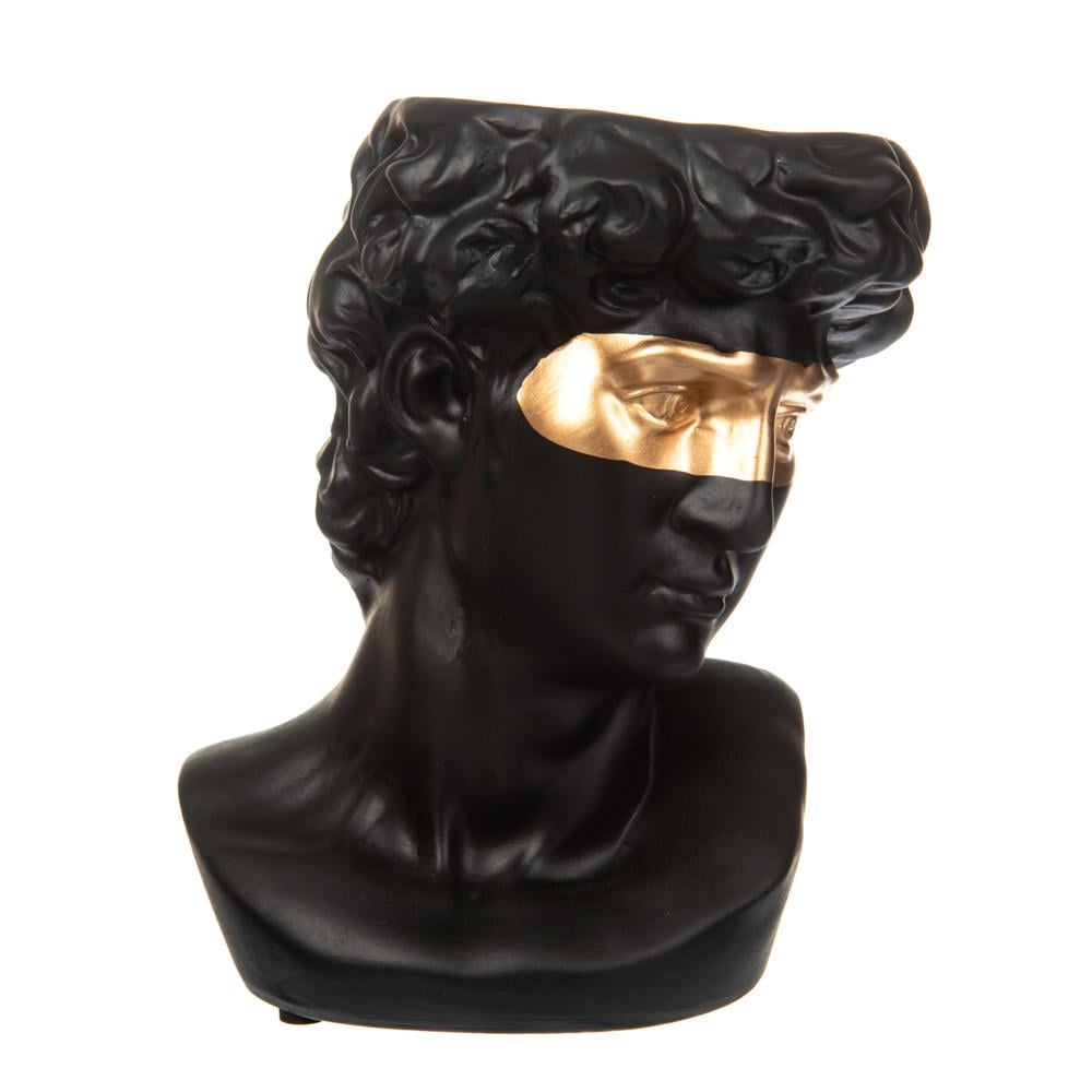 Керамическая ваза Bono Destination 23 см Черный (8700-016) Керамическая ваза Bono Destination 23 см Черный (8700-016)