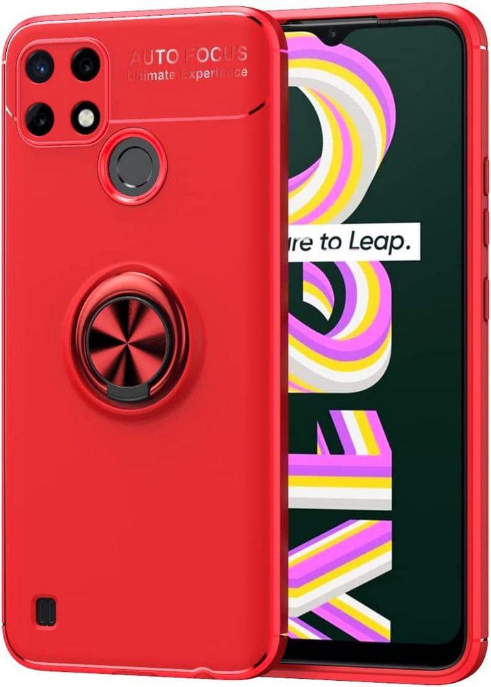 Чохол із кільцем Realme C25Y Autofocus Red (29948-2D)