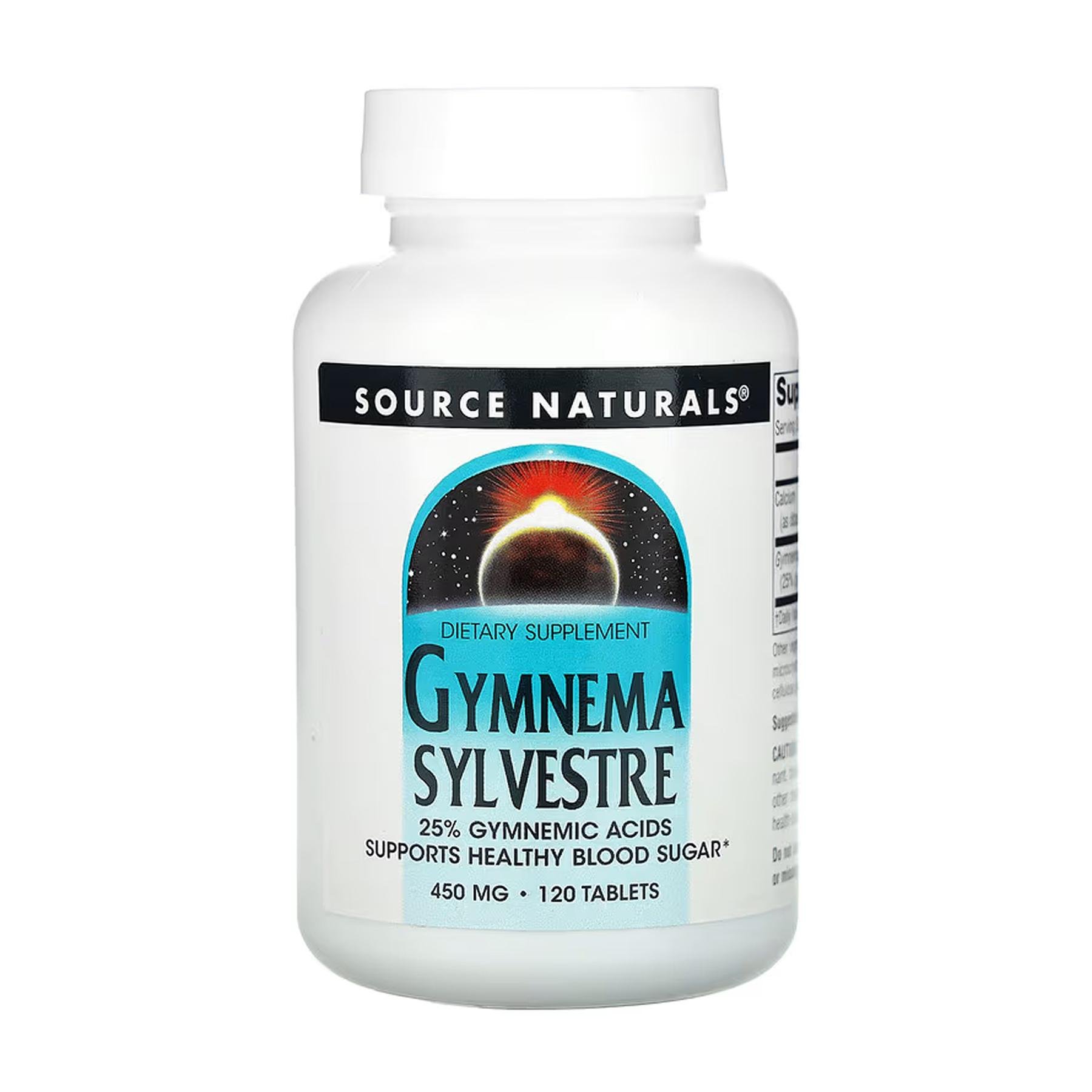Екстракт джимнеми Source Naturals Gymnema Sylvestre 450 мг 120 таб.