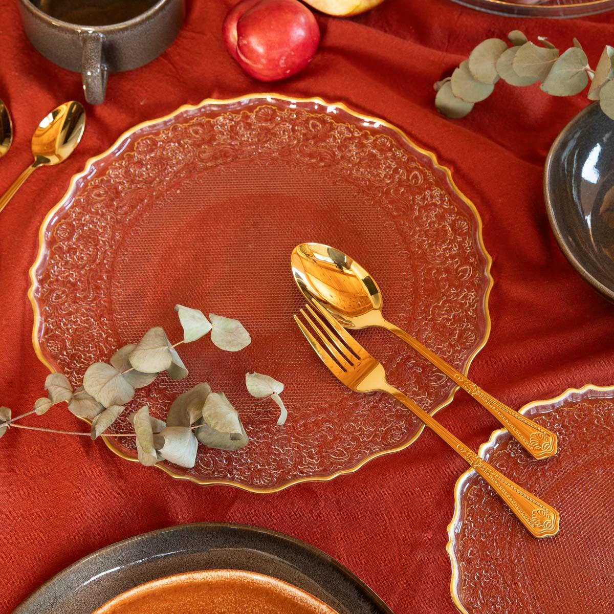 Тарілка десертна Homla LISALA 21 см Прозорий (217716) - фото 4 Тарілка десертна Homla LISALA 21 см Прозорий (217716) - фото 4