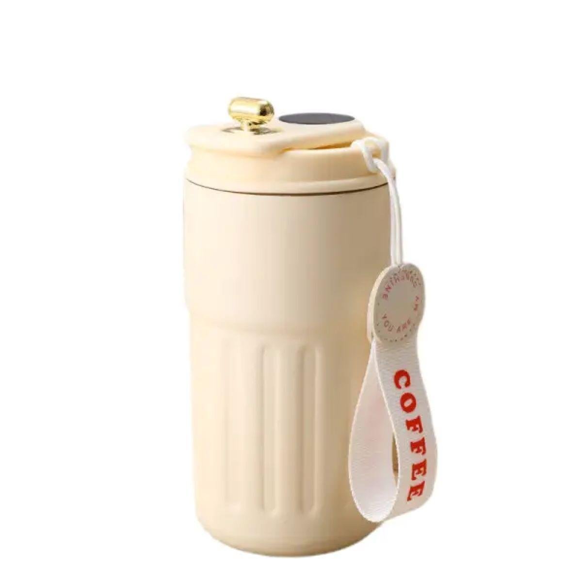 Термокухоль Coffee HP-14-10W з датчиком температури 500 мл Білий (A-033256)