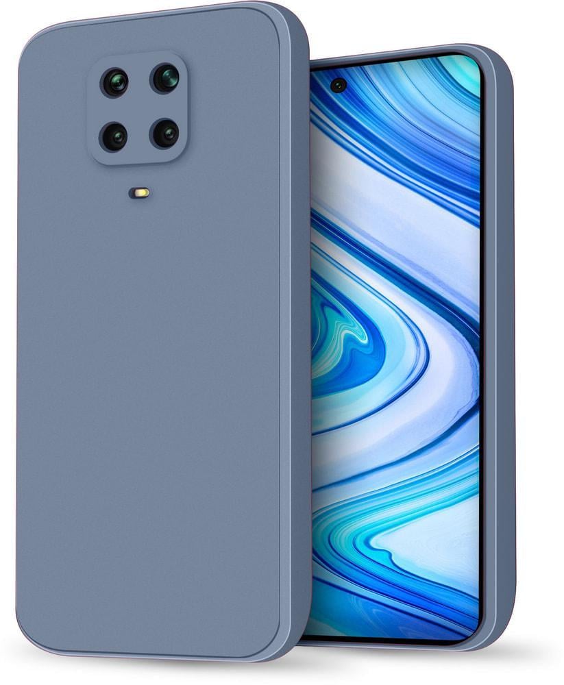 Силиконовый чехол HardCorner для Xiaomi Redmi Note 9 Pro Gray Blue (30651-6D)