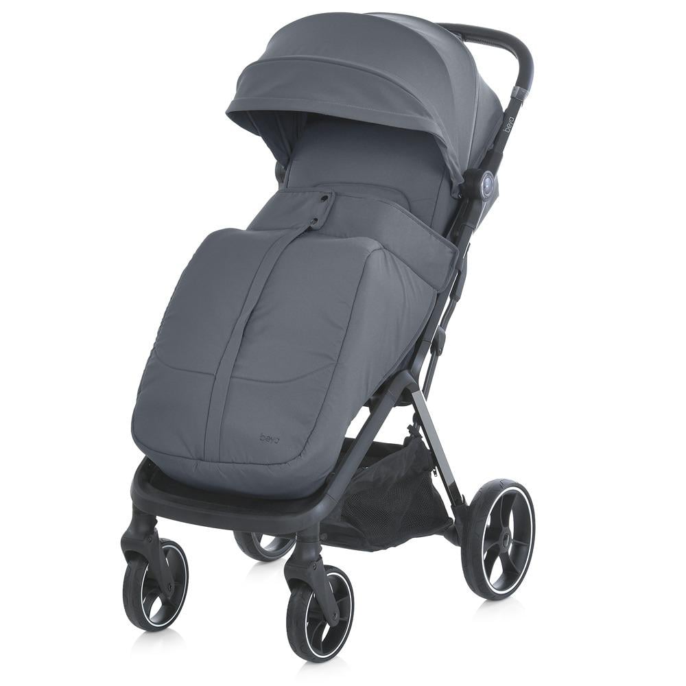 Коляска прогулочная детская EL CAMINO BEYA с чехлом на ножки (ME 1127-B Midnight Gray)