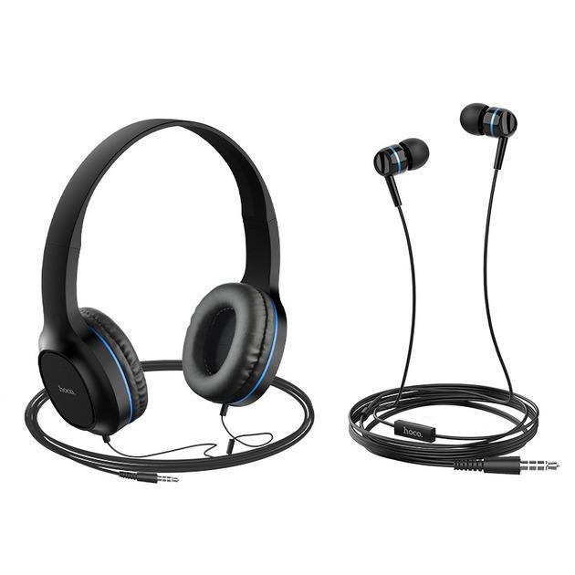 Наушники Hoco Enlighten W24 Blue