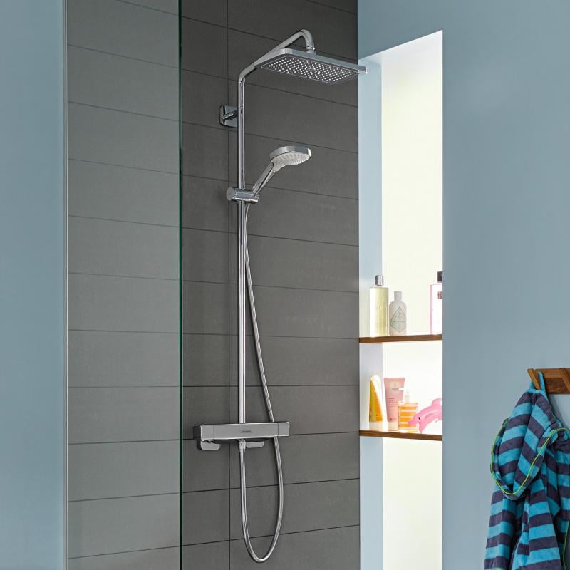 Душевая система с термостатом Hansgrohe CROMA 27630000 Хром (71651) - фото 3