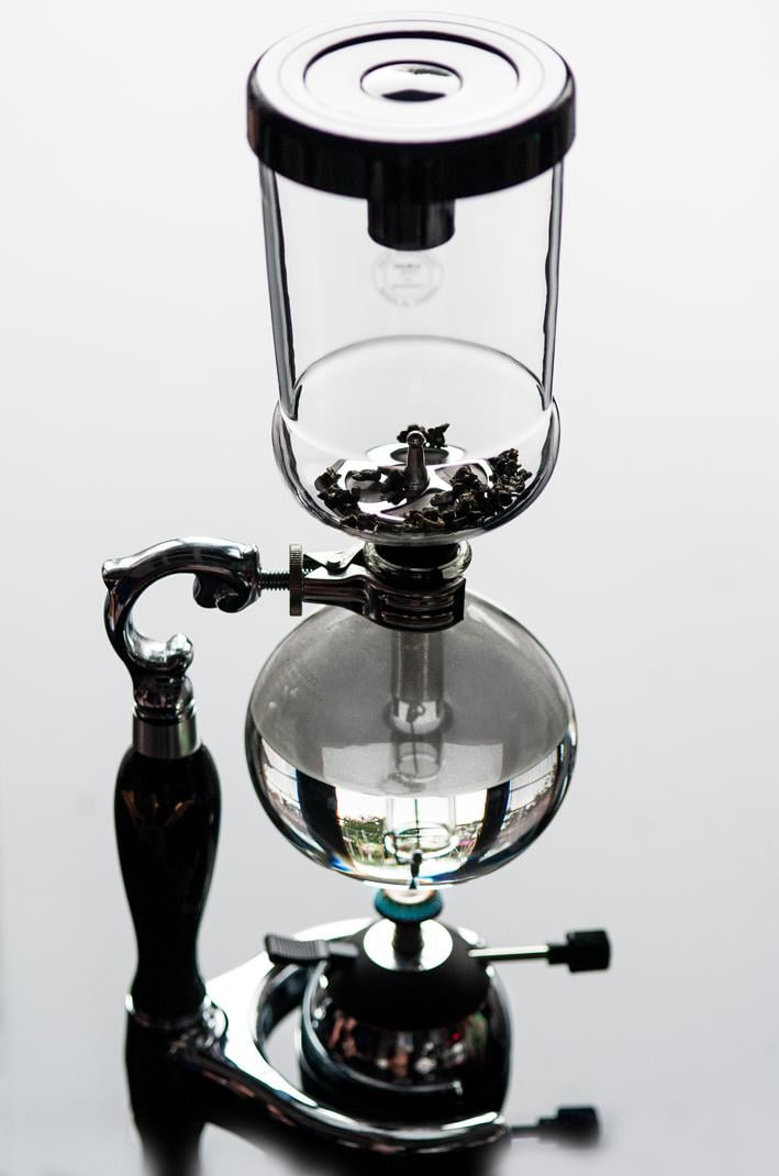 Сифон для заваривания кофе и чая Yama Glass с газовой горелкой 500 мл (Y-TCA-5W)