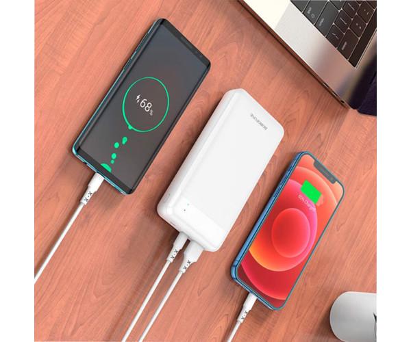 Повербанк Borofone BJ19 PD20W QC3.0 10000 mAh White (32790) - фото 2 Повербанк Borofone BJ19 PD20W QC3.0 10000 mAh White (32790) - фото 2