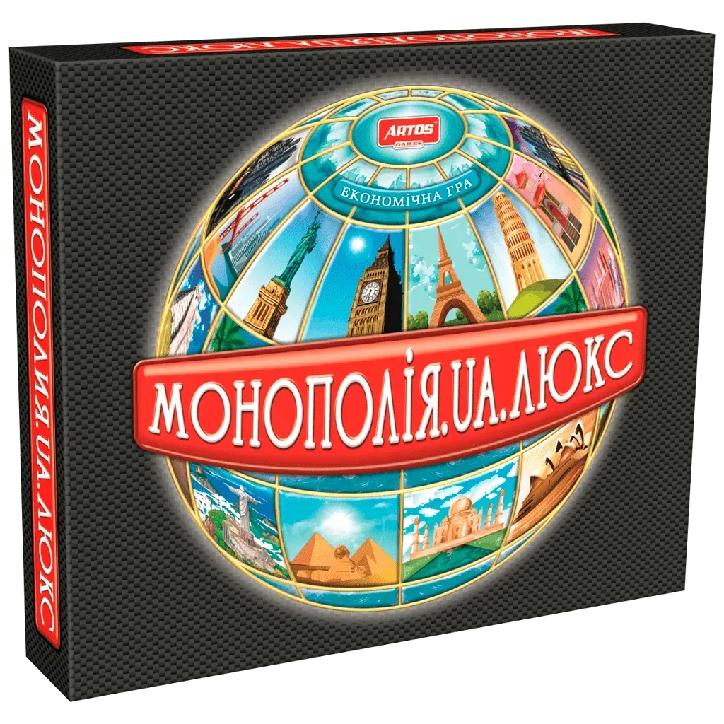 Настольная игра Artos Games Монополия Люкс из картона и пластика Черный (150-98-GNML10001)