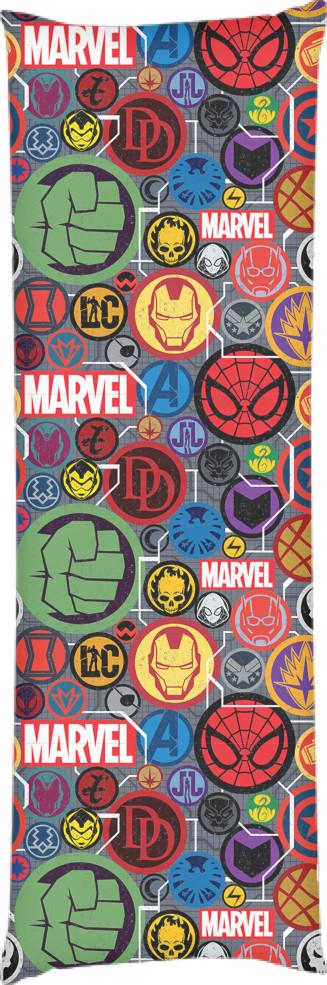 Подушка дакимакура Marvel 4 60х180 см (14102230)