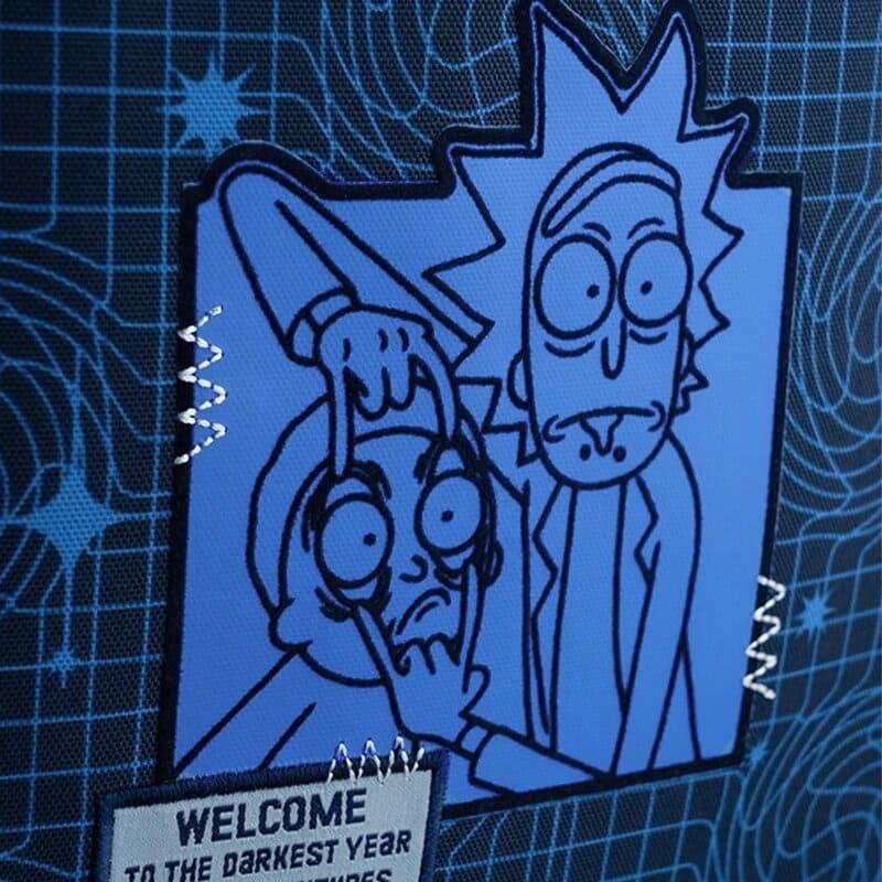 Шкільний рюкзак підлітковий KITE Education teens Rick and Morty 25,5 л Синій (RM24-8001L) - фото 14